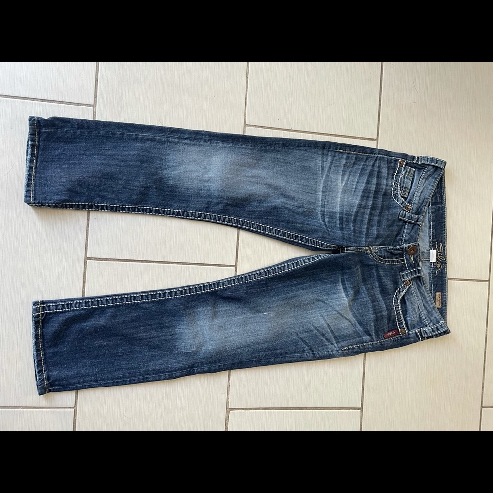 Silver Santorini Capri jeans